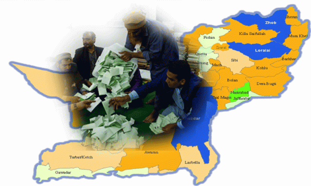 بلوچستان کے 25 اضلاع میں ضمنی بلدیاتی انتخابات میں ووٹنگ کا عمل مکمل، گنتی جاری