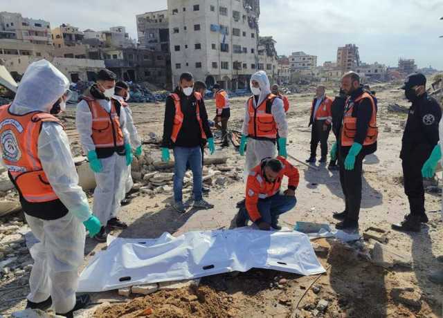 شمالی غزہ کی پٹی سے 37 شہداء کے جسد خاکی برآمد