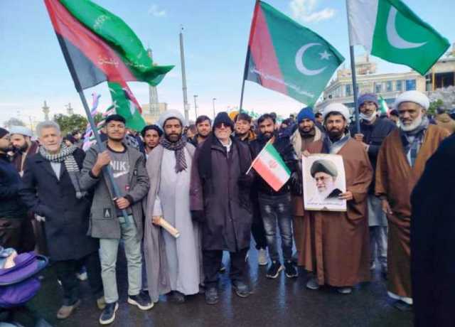 مشہد مقدس، انقلاب اسلامی ایران کی سالگرہ کی مناسبت سے ملک بھر میں ریلیاں، ایم ڈبلیو ایم کے وفد کی شرکت 