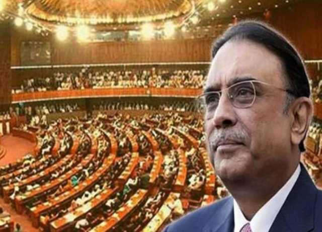 پارلیمنٹ کا مشترکہ اجلاس پیر کو طلب، آصف علی زرداری خطاب کریں گے