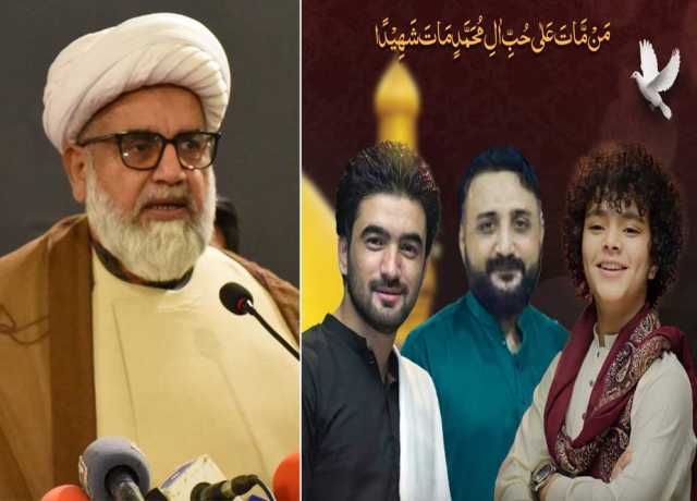 سینیٹر علامہ راجہ ناصر عباس جعفری کا سیہون کار حادثہ پر افسوس کا اظہار