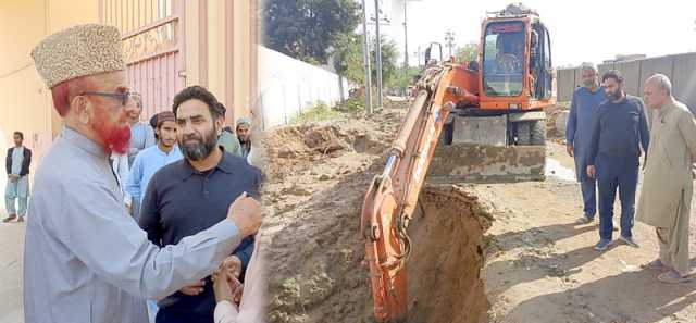 چیئرمین گلبرک ٹاؤن کا مختلف علاقوں کا دورہ، ترقیاتی کاموں کا جائزہ