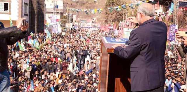 جماعت اسلامی کا مظفر آباد میں کشمیر مارچ، مسلمان ملکوں سے بھارت کے بائیکاٹ کا مطالبہ