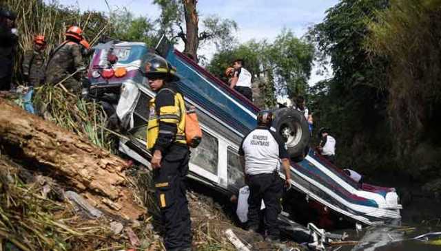 گوئٹے مالا بس حادثہ، ہلاکتیں 53 ہو گئیں