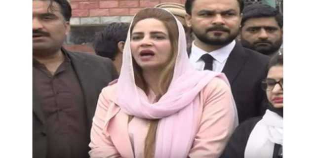 تحریک انصاف کی رہنماء زرتاج گل کے وارنٹ گرفتاری جاری